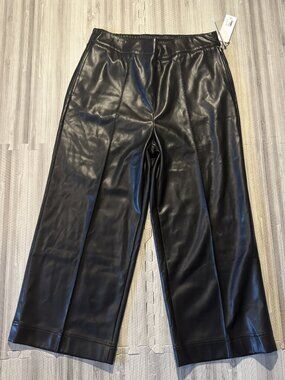 NWT Soft Surroundings Women's Rivka Faux Leather Pants
